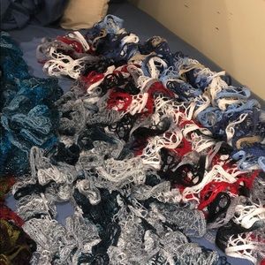 Lot of scarves
